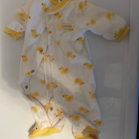 Carters newborn fleece onesie - Picture 1 of 2